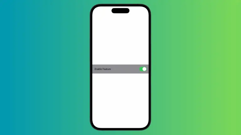 How to Change Toggle Background Color in iOS SwiftUI
