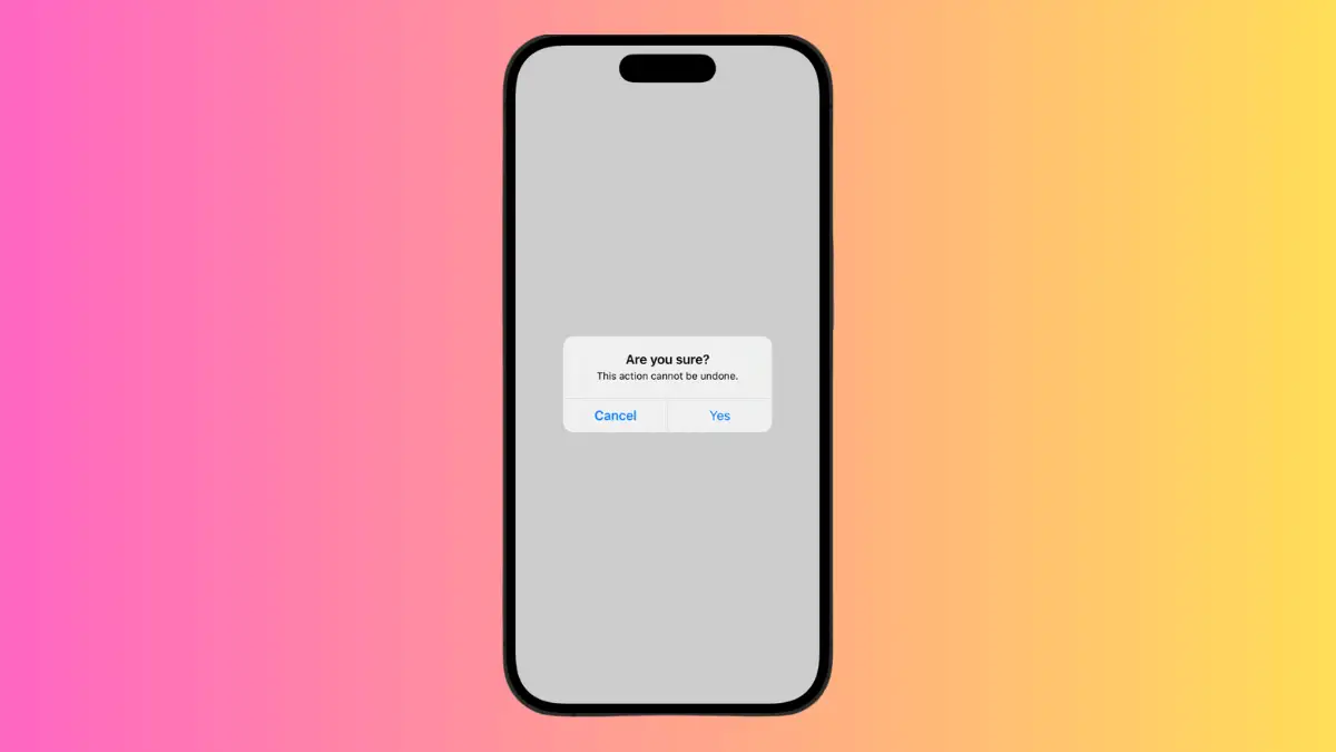 How to Show Alerts in iOS SwiftUI