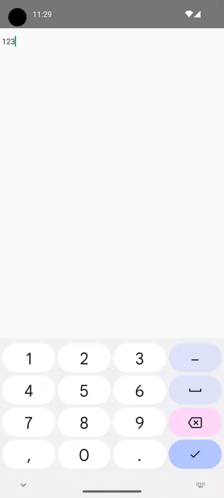 react native number only textinput