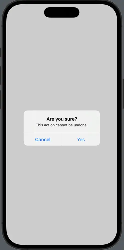 swiftui alert example