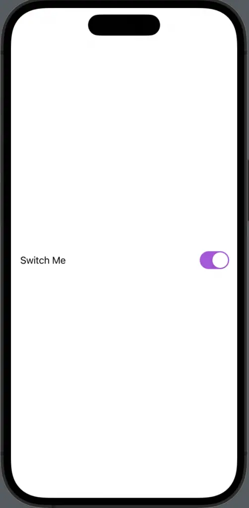 swiftui toggle color