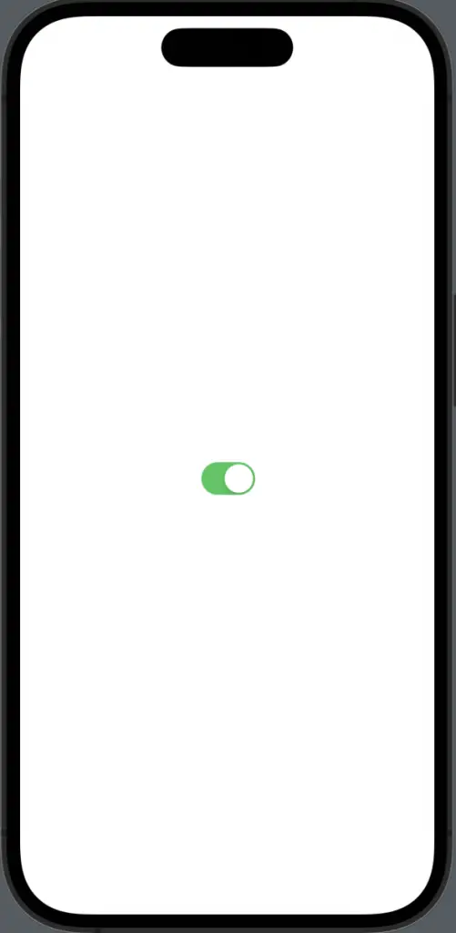 swiftui toggle without label