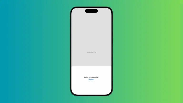 How to Control Sheet Height in iOS SwiftUI