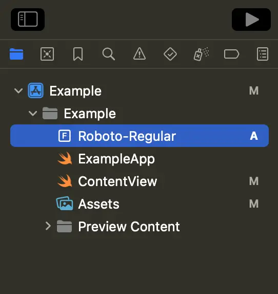 swiftui add custom font to xcode