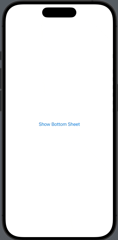 swiftui bottom sheet example