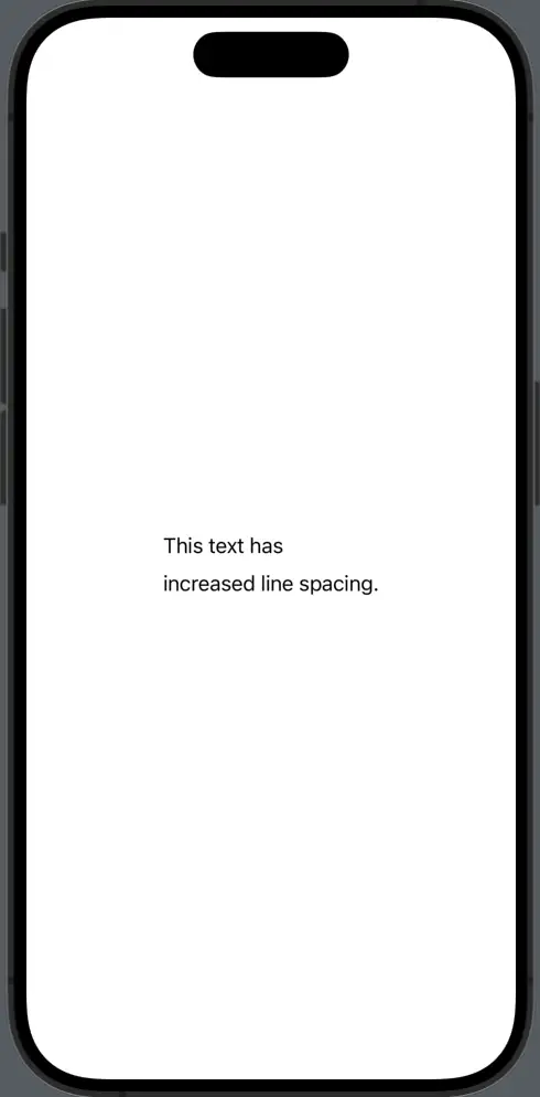 swiftui text line spacing