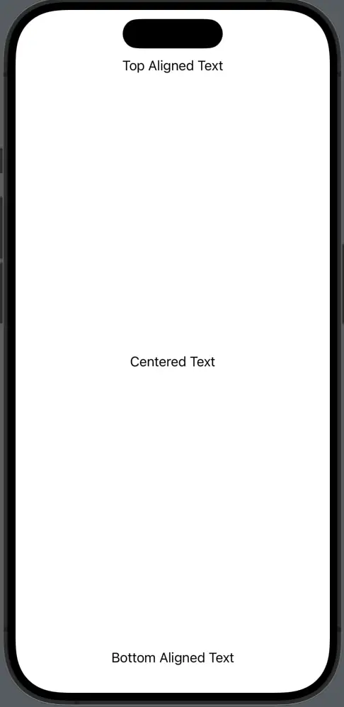 text alignment in swiftui