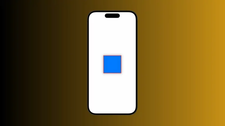 How to Create Square Shape in SwiftUI